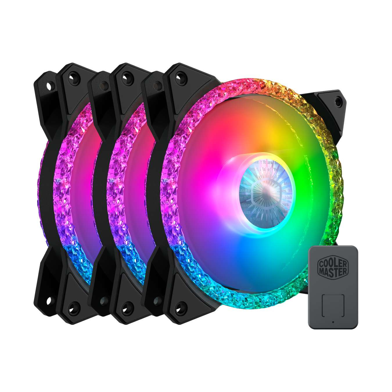 COOLERMASTER MASTERFAN MF120 PRISMATIC 3IN1 FAN - Cryptech