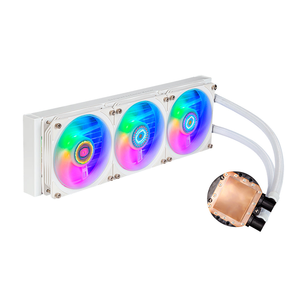 CoolerMaster PL360 Flux White Liquid Cooler