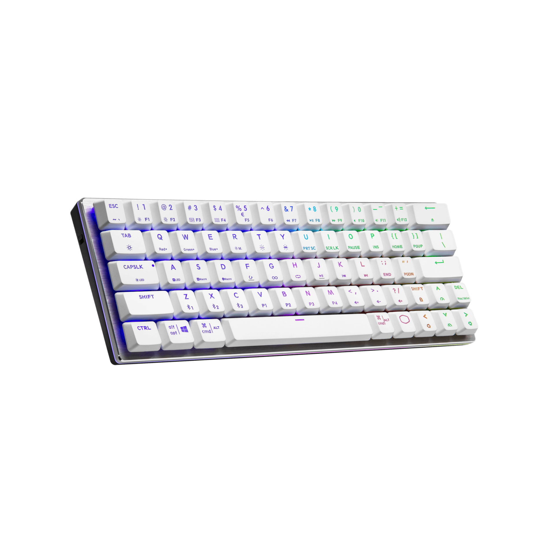 COOLERMASTER SK622 WIRELESS WHITE KEYBOARD - SWITH BLUE - Cryptech