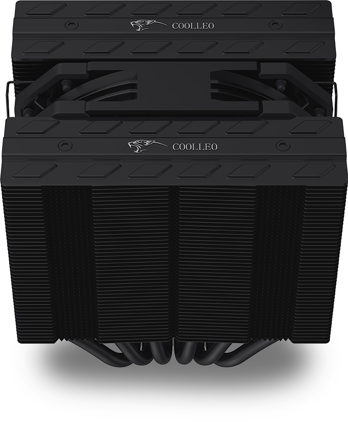 Coolleo Etian FF135 Pure Black CPU Cooler