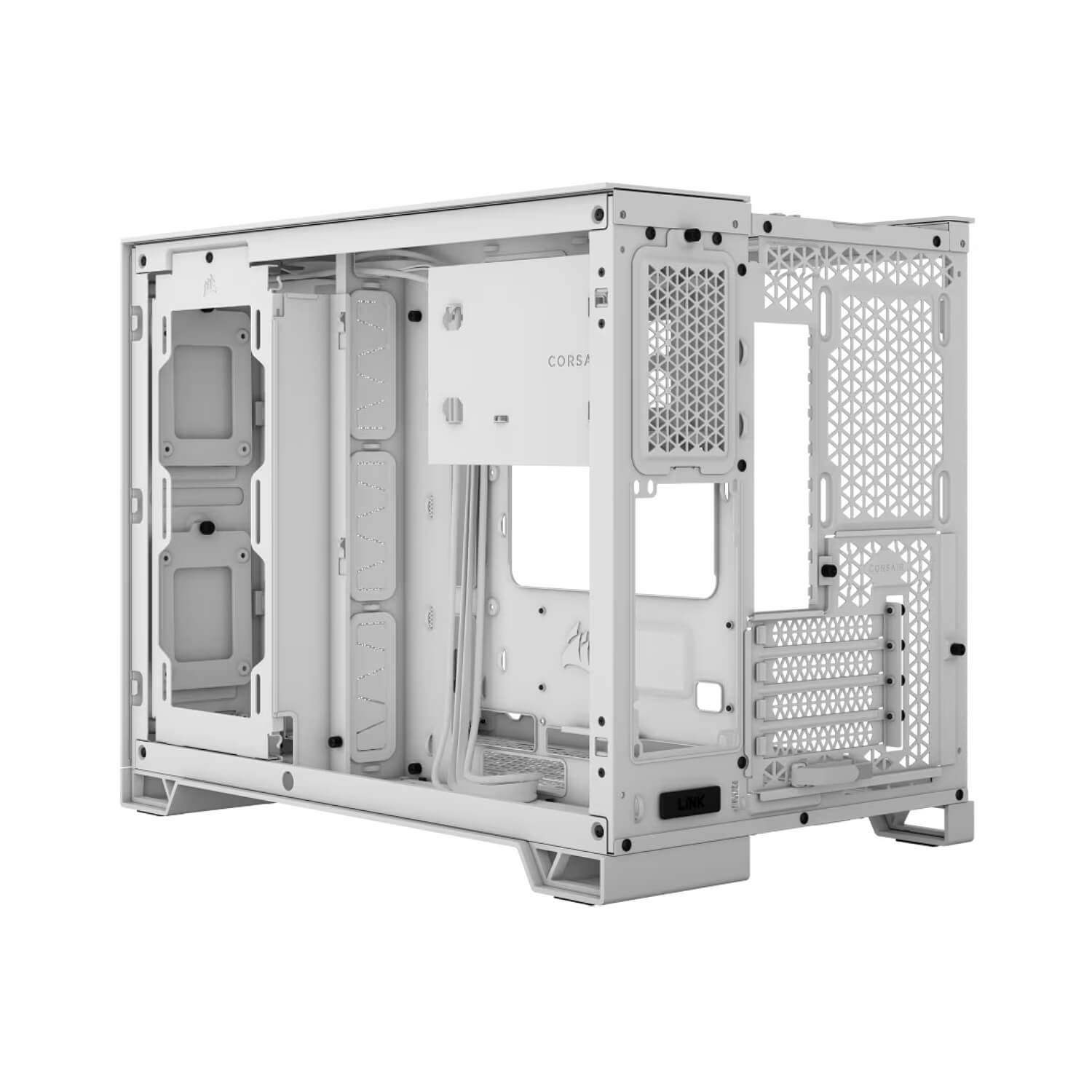 CORSAIR 2500D AIRFLOW TEMPERED GLASS MID-TOWER CASE WHITE