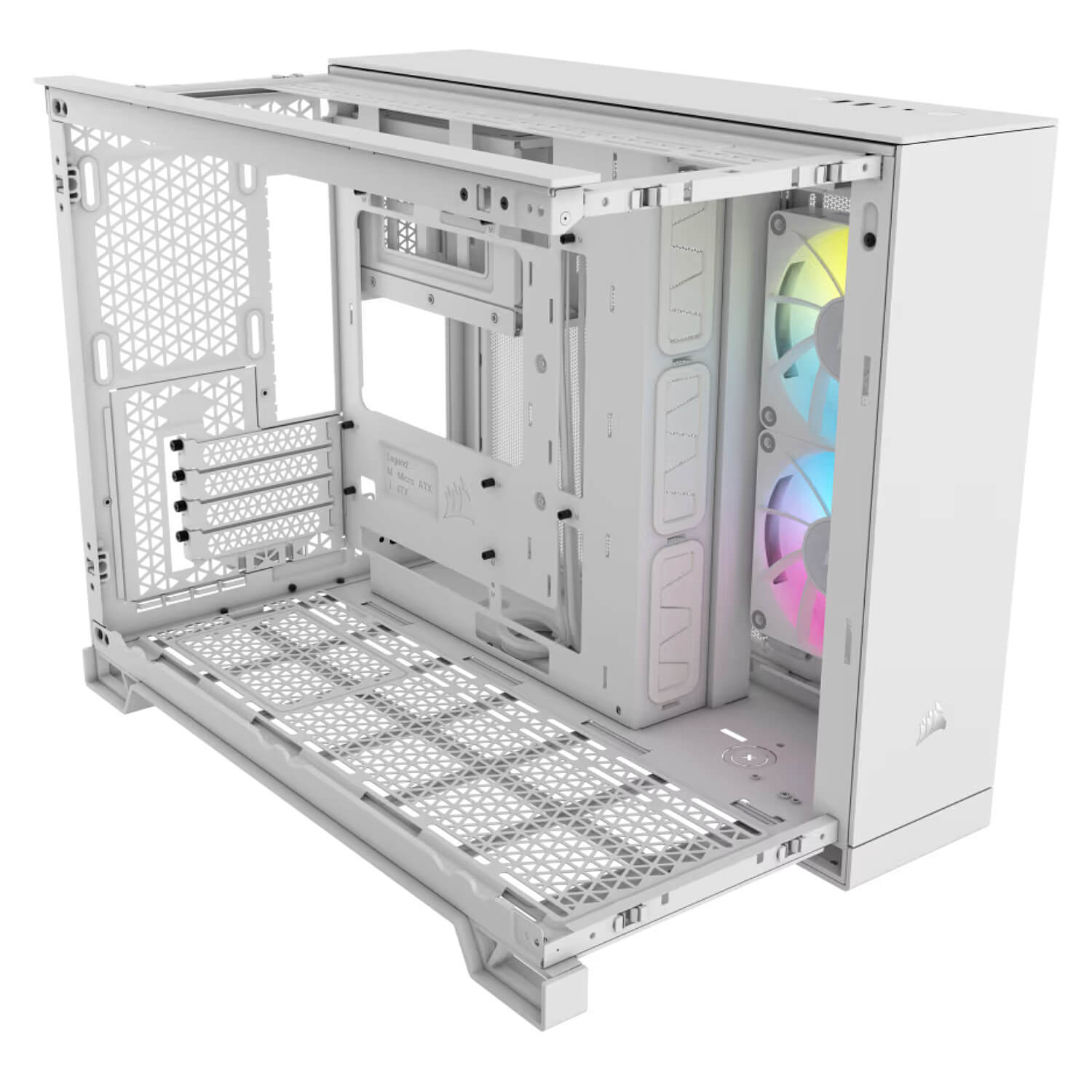 Corsair 2500X RGB Tempered Glass Case White