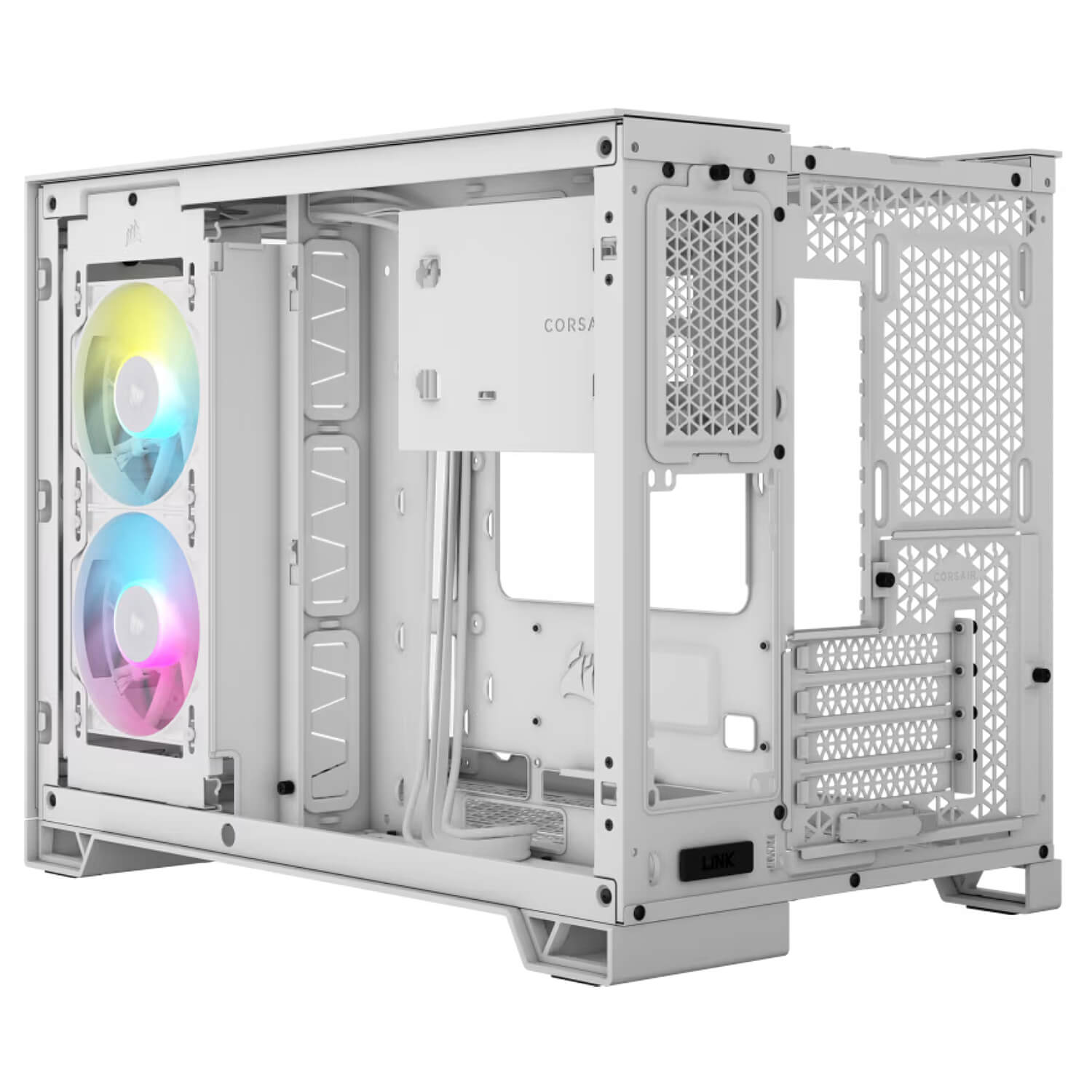 Corsair 2500X RGB Tempered Glass Case White