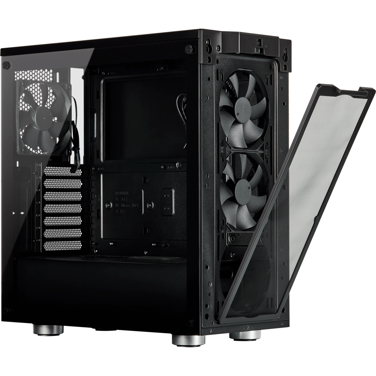 CORSAIR 275R AIRFLOW MID-TOWER CASE TG BLACK - Cryptech