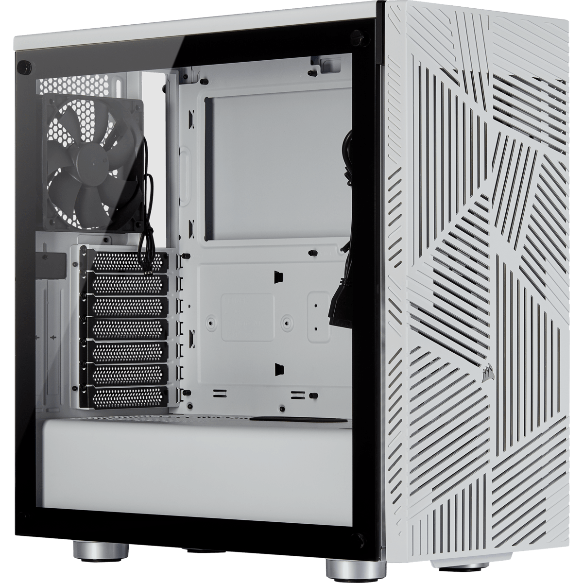 CORSAIR 275R AIRFLOW MID-TOWER CASE TG WHITE - Cryptech