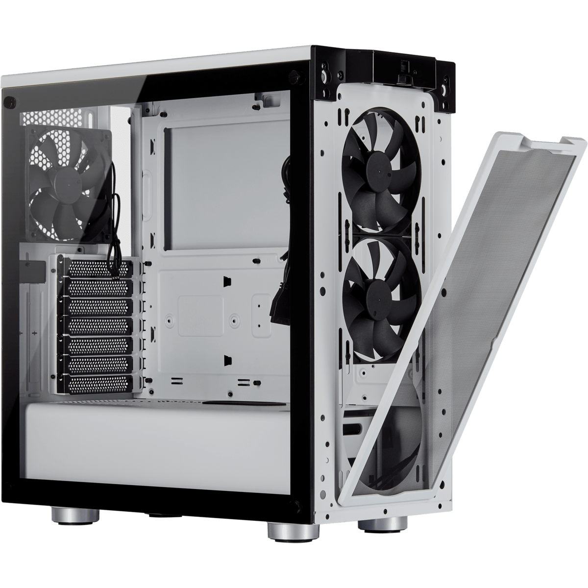 CORSAIR 275R AIRFLOW MID-TOWER CASE TG WHITE - Cryptech