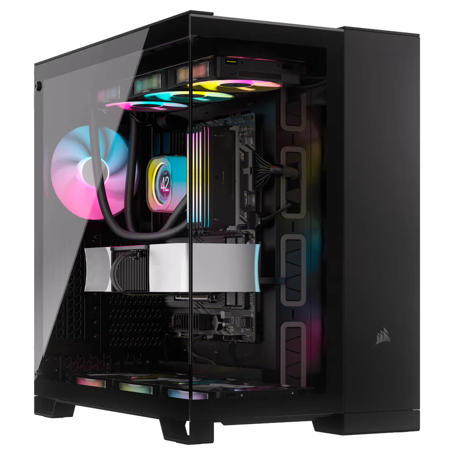 Corsair 6500X RGB Tempered Glass Mid-Tower Case Black