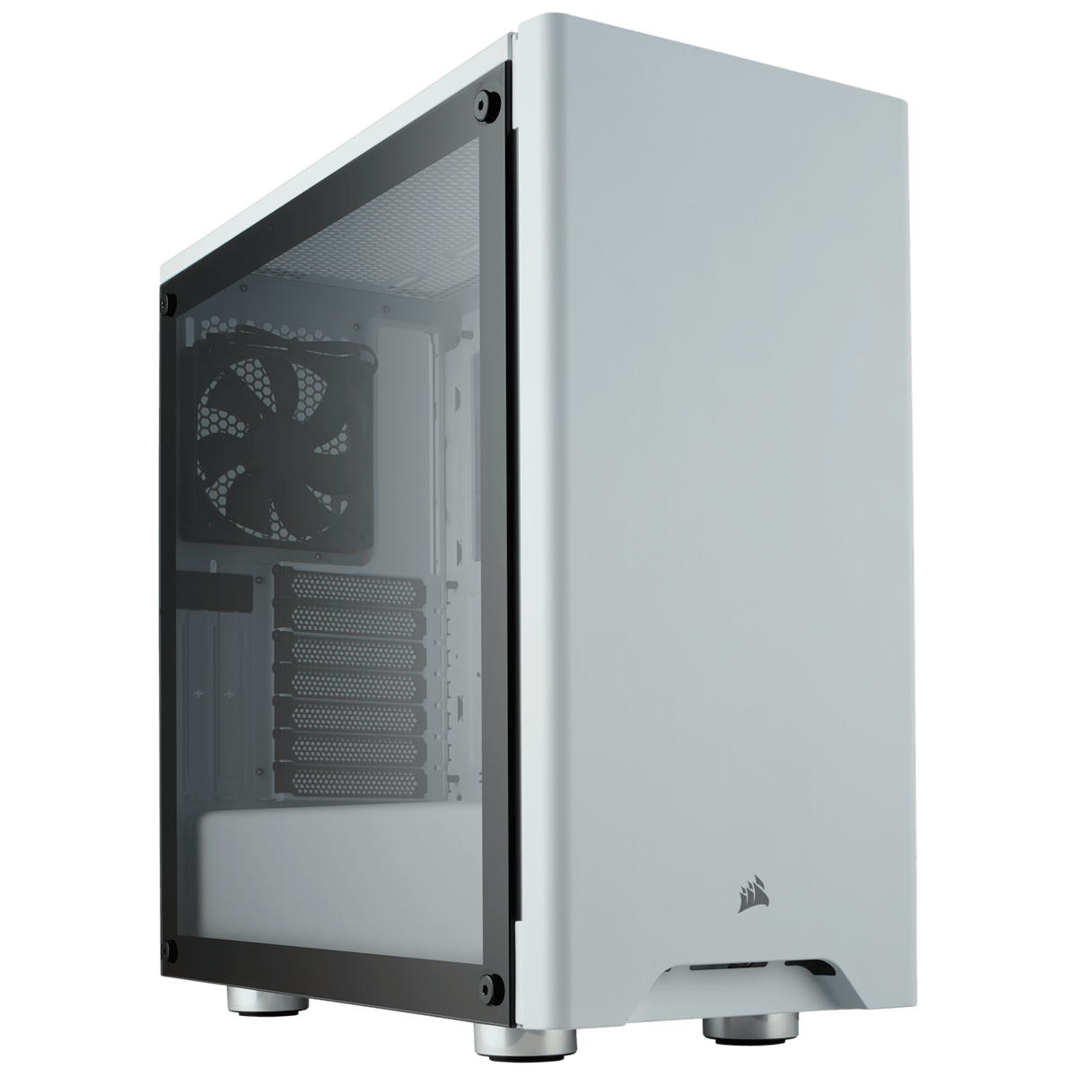 CORSAIR CARBIDE 275R TEMPERED GLASS GAMING WHITE - Cryptech