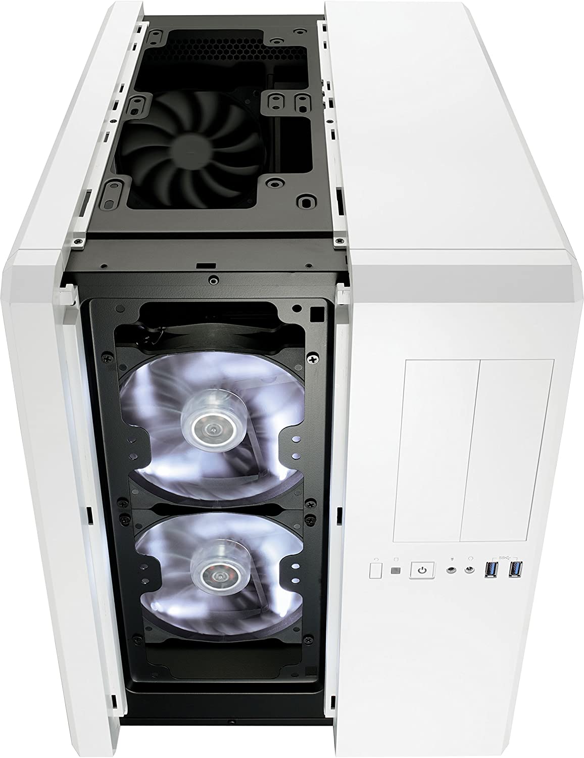 CORSAIR CARBIDE AIR 540 HIGH AIRFLOW ATX CUBE CASE ARCTIC WHITE - Cryptech