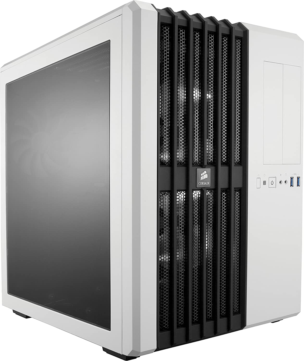 CORSAIR CARBIDE AIR 540 HIGH AIRFLOW ATX CUBE CASE ARCTIC WHITE - Cryptech