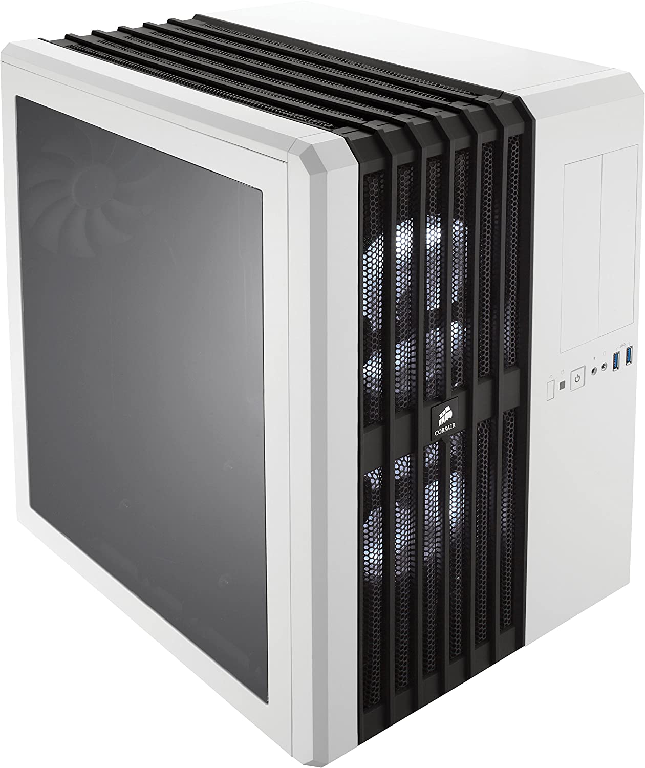 CORSAIR CARBIDE AIR 540 HIGH AIRFLOW ATX CUBE CASE ARCTIC WHITE - Cryptech