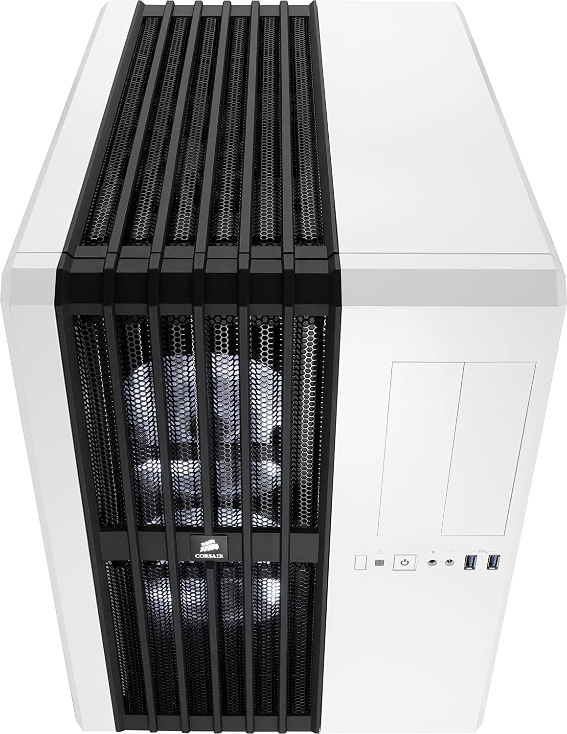 CORSAIR CARBIDE AIR 540 HIGH AIRFLOW ATX CUBE CASE ARCTIC WHITE - Cryptech