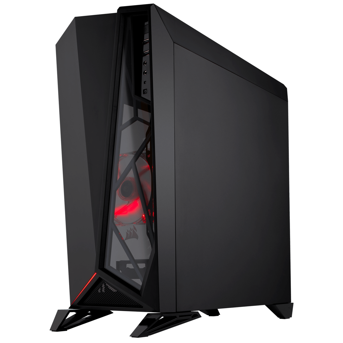 CORSAIR CARBIDE SERIES SPEC-OMEGA TEMPERED GLASS MID-TOWER BLACK - Cryptech