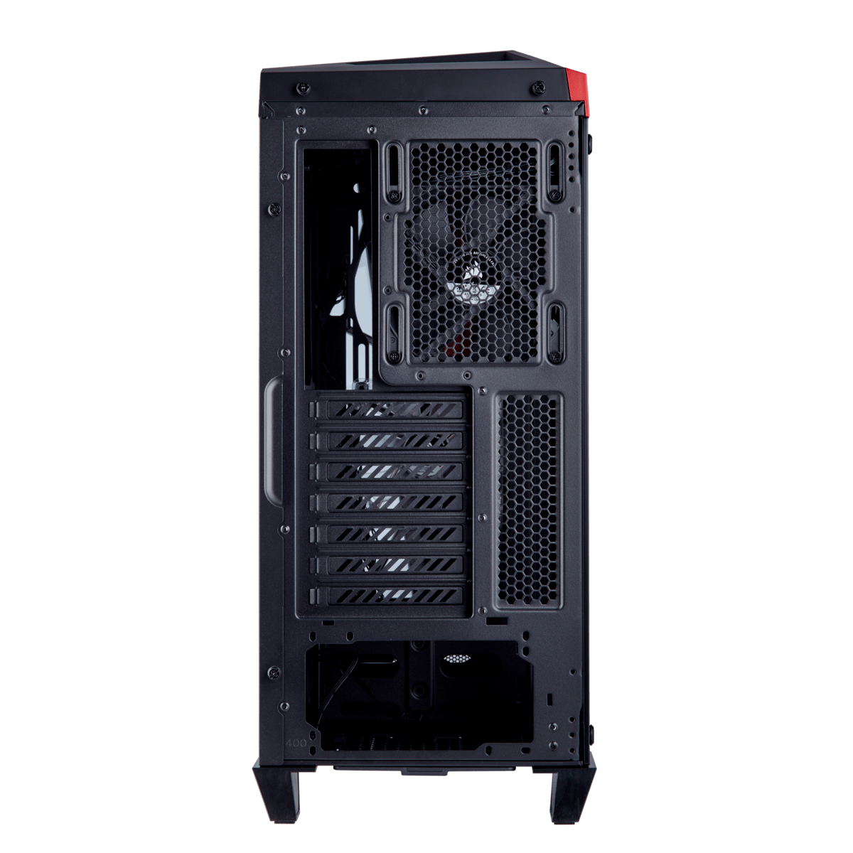 CORSAIR CARBIDE SERIES SPEC-OMEGA TEMPERED GLASS MID-TOWER BLACK/RED - Cryptech