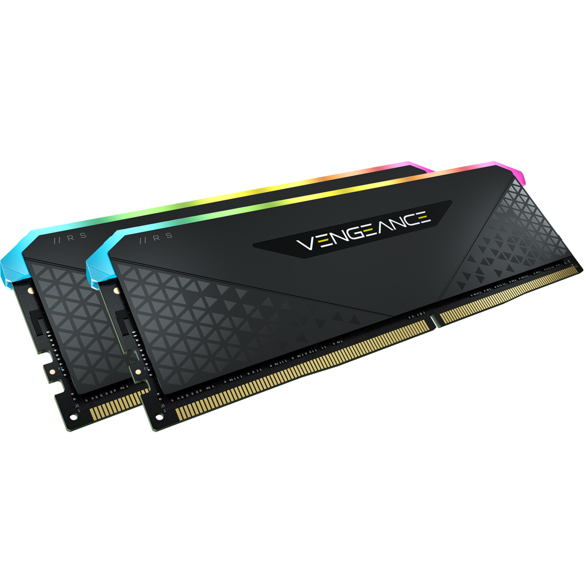 CORSAIR DDR4 16G (2X8G) 3200 CL16 VENGEANCE RGB RS BLACK - Cryptech