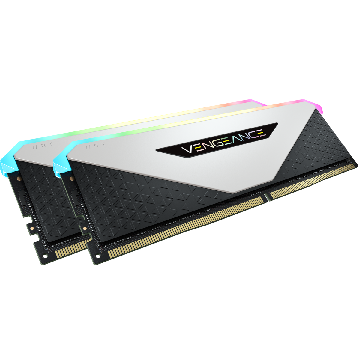 CORSAIR DDR4 16G (2X8G) 3600 CL18 VENGEANCE RGB RT WHITE - Cryptech