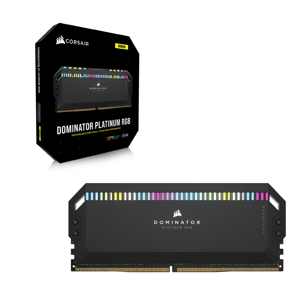 CORSAIR DDR5 32G (2X16G) 5200 CL40 DOMINATOR PLATINUM RGB BLACK - Cryptech