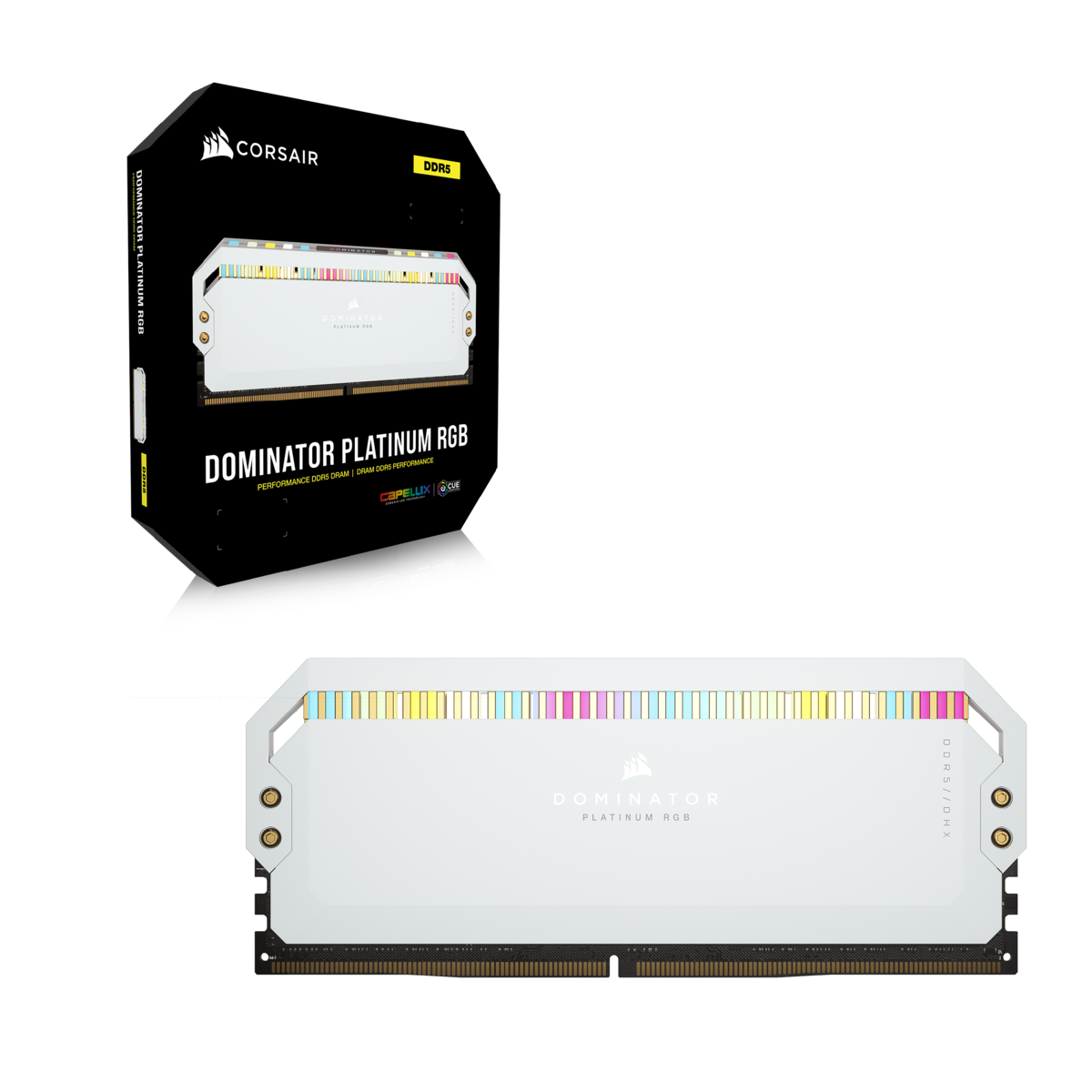 CORSAIR DDR5 32G (2X16G) 5600 CL36 DOMINATOR PLATINUM RGB WHITE - Cryptech