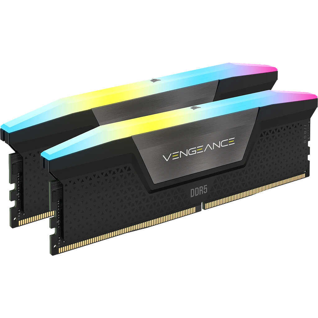 CORSAIR DDR5 64G (2X32G) 6000 CL40 VENGEANCE RGB BLACK - Cryptech