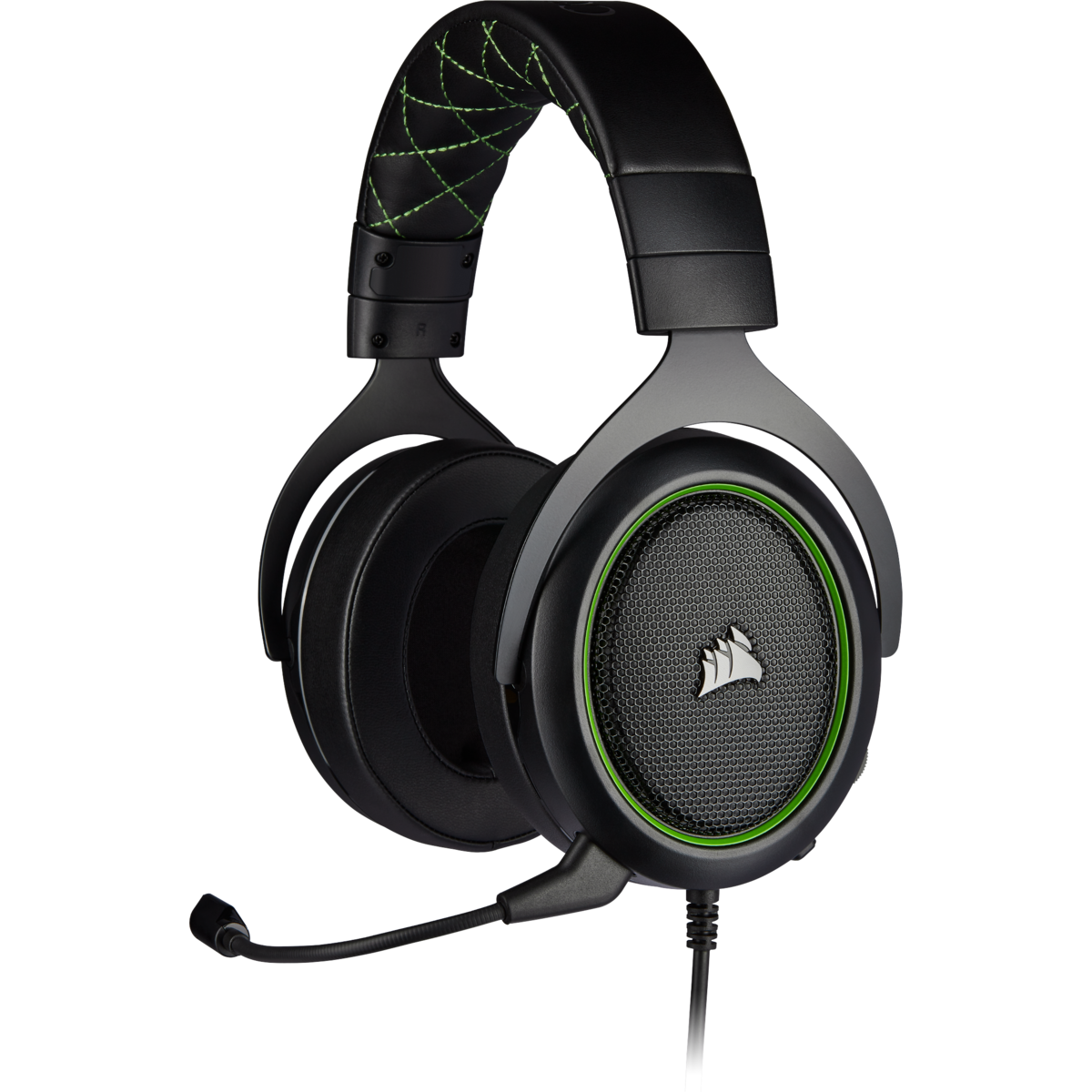 CORSAIR HS50 PRO STEREO GAMING HEADSET - GREEN - Cryptech