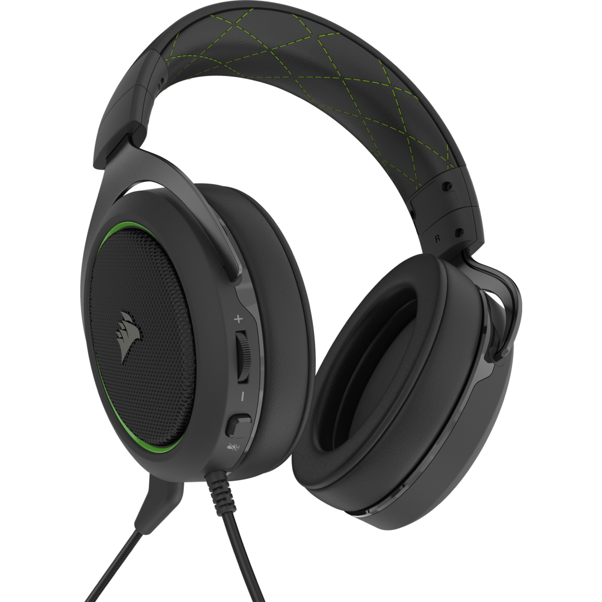 CORSAIR HS50 PRO STEREO GAMING HEADSET - GREEN - Cryptech