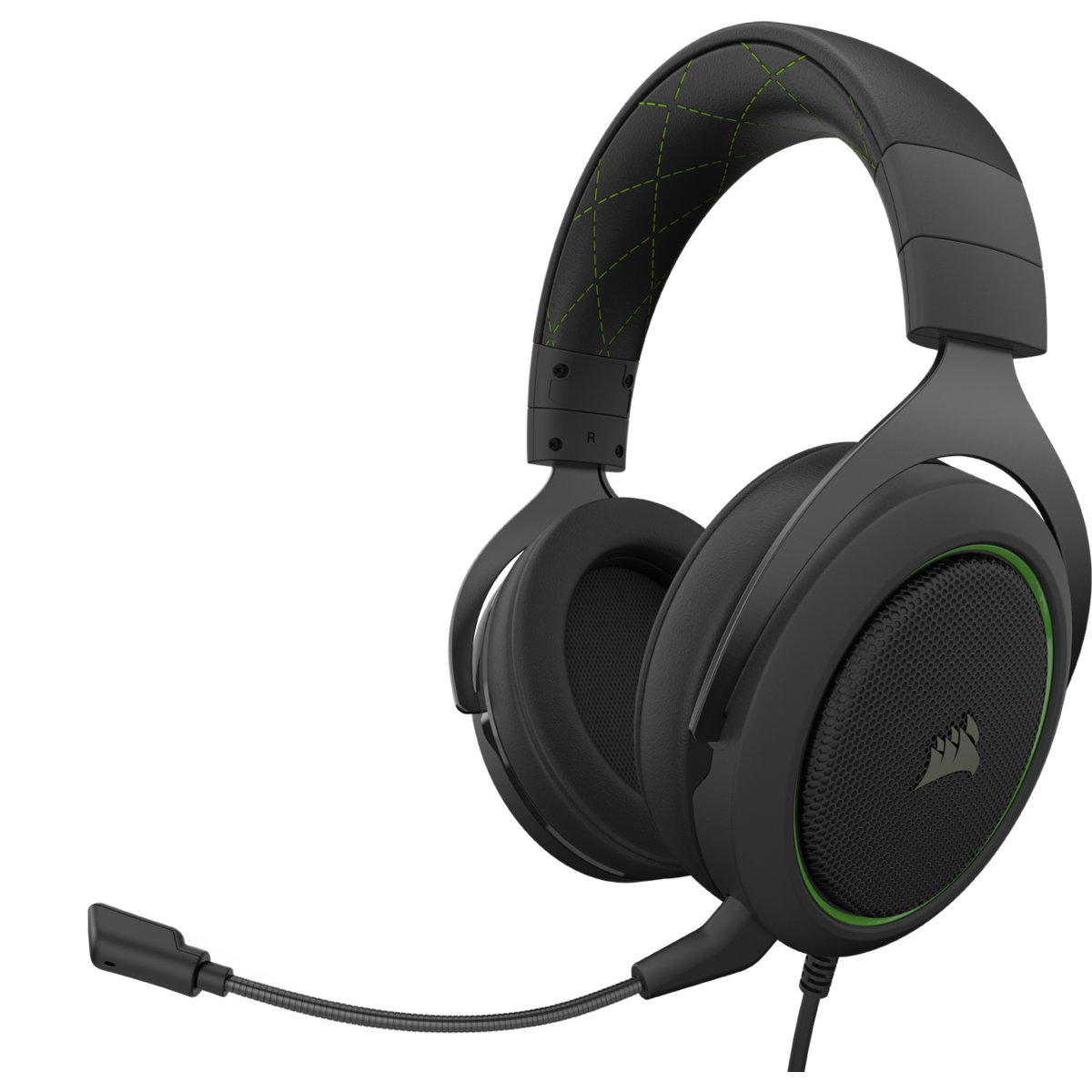 CORSAIR HS50 PRO STEREO GAMING HEADSET - GREEN - Cryptech