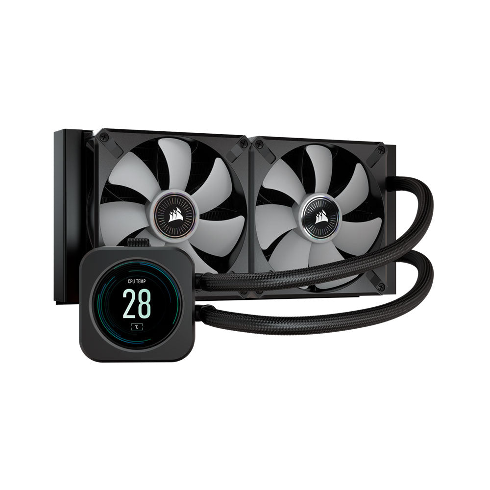 CORSAIR ICUE H100I ELITE LCD DISPLAY LIQUID CPU COOLER