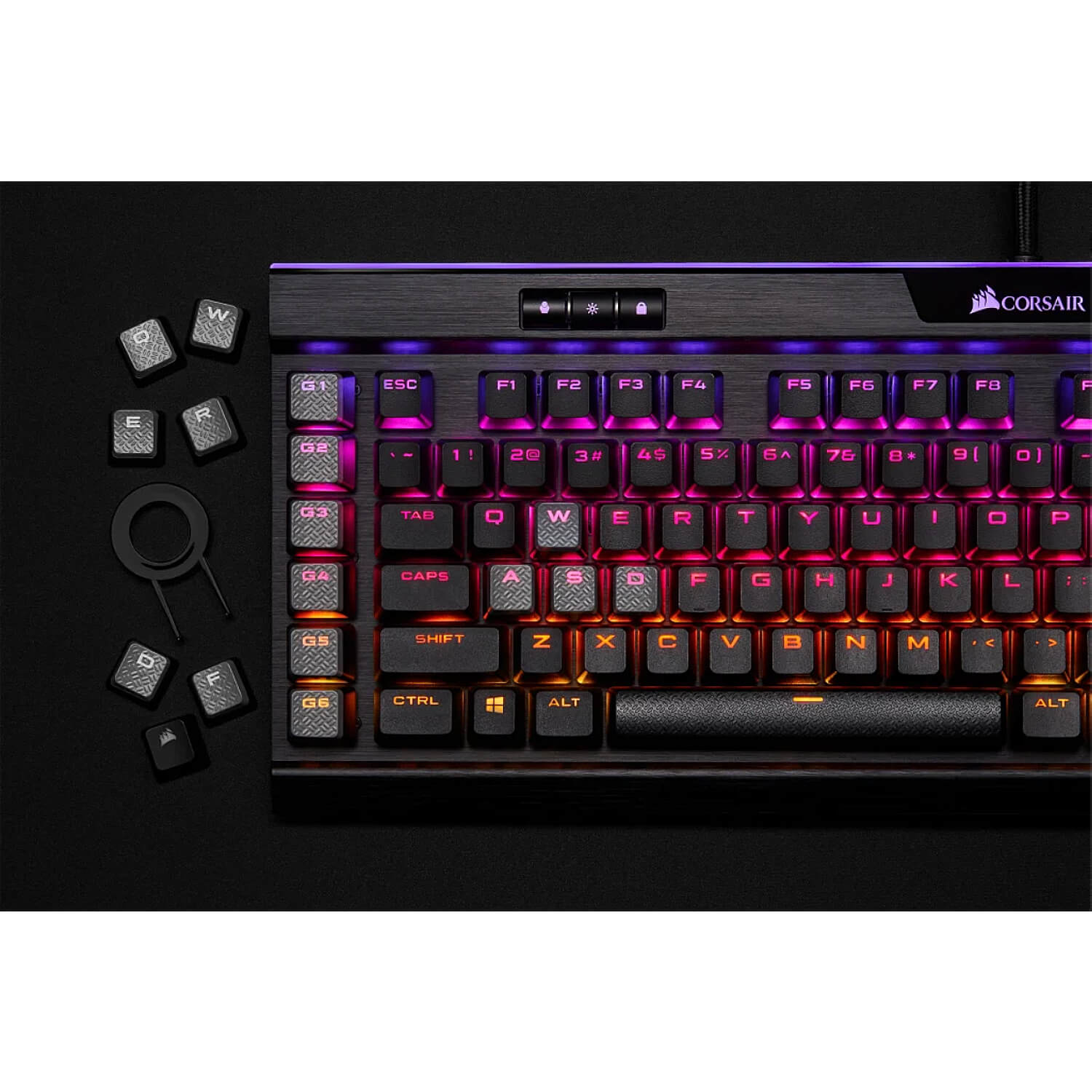 CORSAIR K95 RGB PLATINUM XT MECHANICAL GAMING KEYBOARD - CHERRY MX SPEED