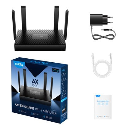 Cudy AX1500 Dual Band Wi-Fi 6 Router