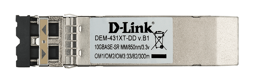 D-LINK - 10GBASE-SR SFP + TRANSCEIVER