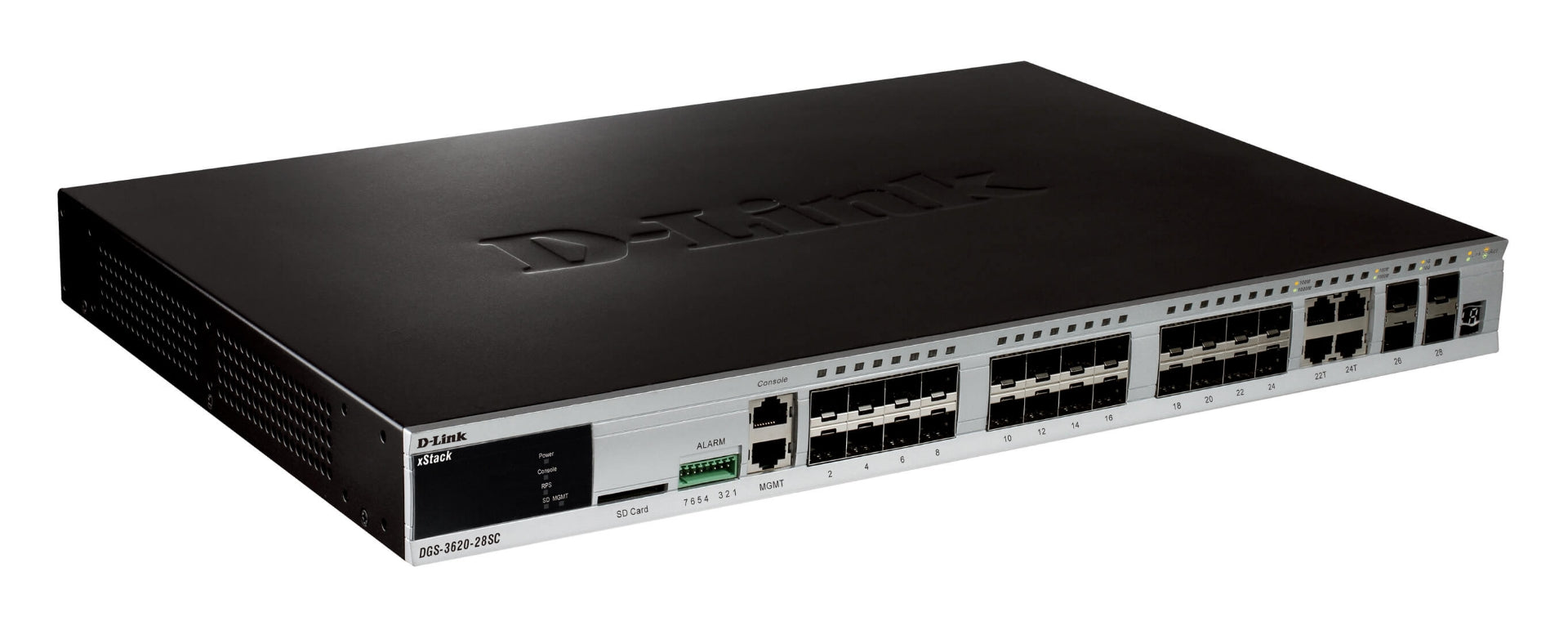 D-LINK 28 PORT SWITCH / 24-PORT GIGABIT SFP + 4 X SFP + 4 X 10G SFP+ - Cryptech