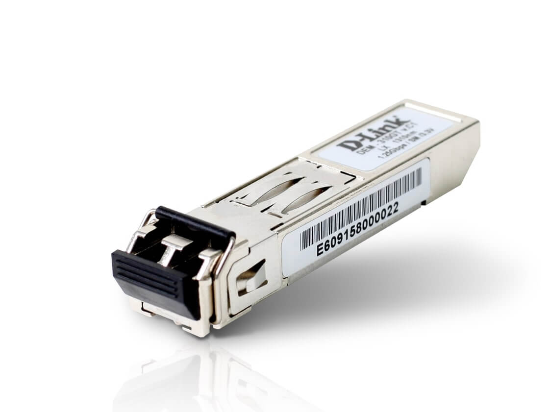 D-LINK GBIC LX SINGLE-MODE FIBER TRANSCEIVER (UP TO 10KM SUPPORT 3.3V POWER)