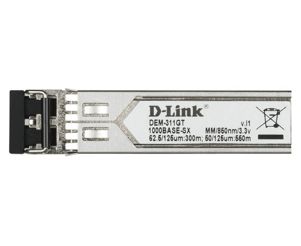 D-LINK GBIC SX MULTI-MODE FIBER TRANSCEIVER (UP TO 550M SUPPORT 3.3V POWER)