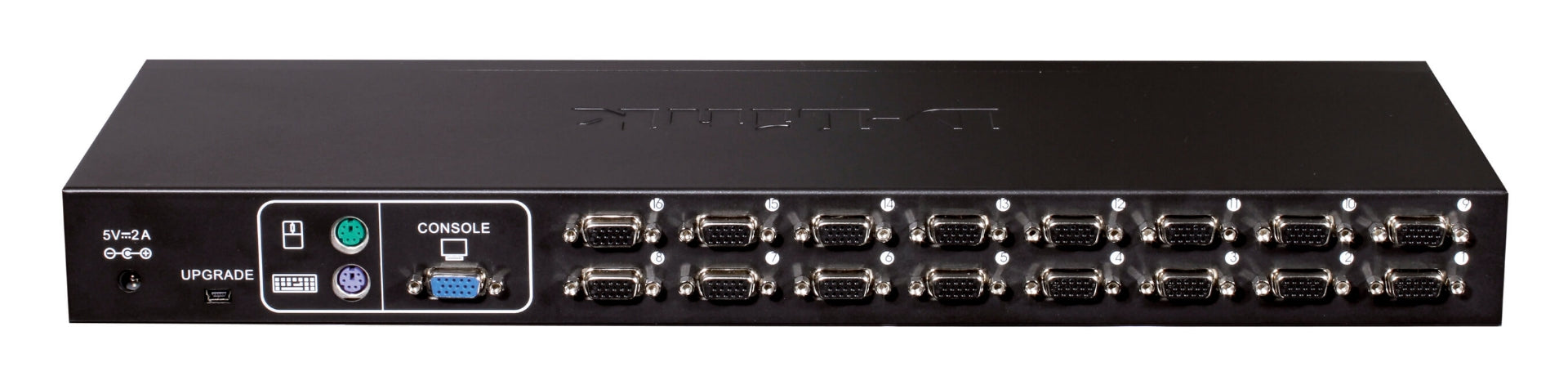 D-LINK KVM COMBO SWITCH 16 PORT PS/2 + USB RACKMOUNT - Cryptech