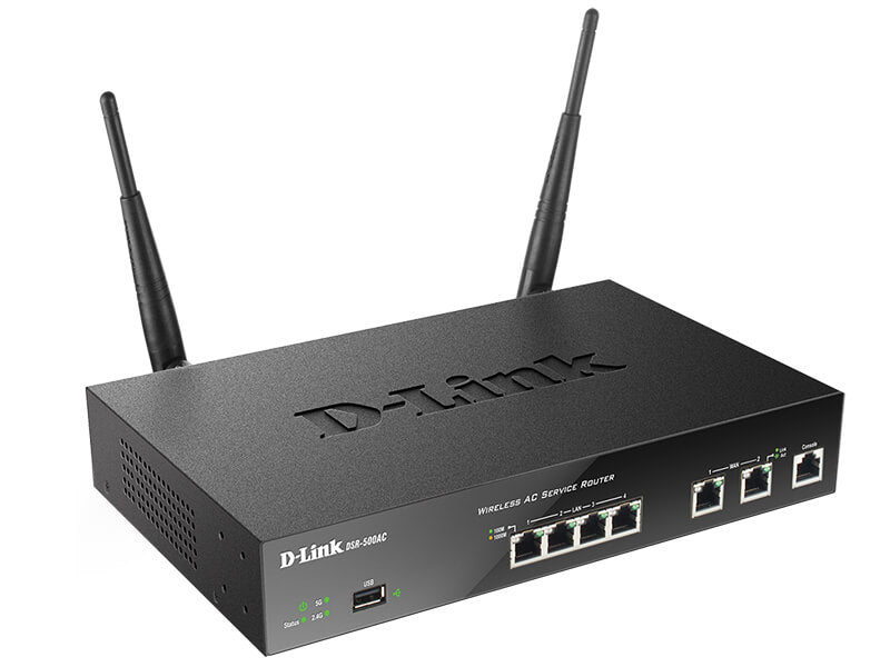 D-LINK VPN WIRELESS BUSINESS ROUTER 2X WAN, 4X GBL AC1200 DUAL BAND - Cryptech