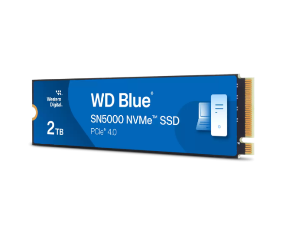 דיסק פנימי WD Blue SN5000 NVMe SSD 2TB PCIe Gen4X4 2280