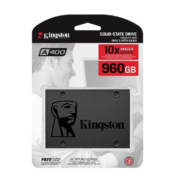 דיסק פנימי 2.5 Kingston A400 960GB SSD 3D NAND - Cryptech