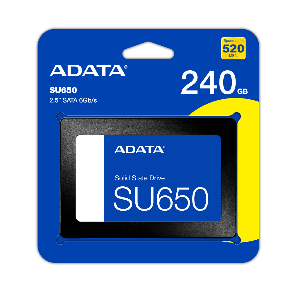 דיסק פנימי ADATA SU650 240GB SATA III 2.5 3D NAND - Cryptech