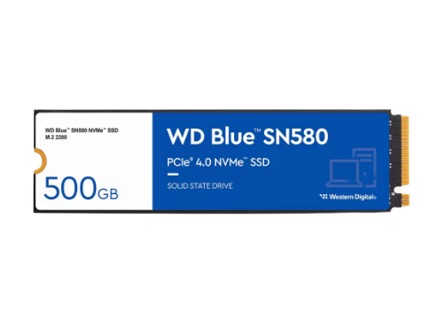 דיסק פנימי Western Digital Blue SN580 500GB NVMe Gen4.0 - Cryptech