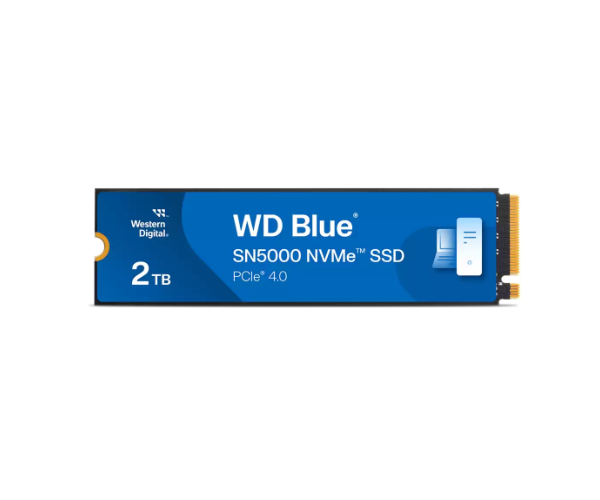 דיסק פנימי WD Blue SN5000 NVMe SSD 2TB PCIe Gen4X4 2280