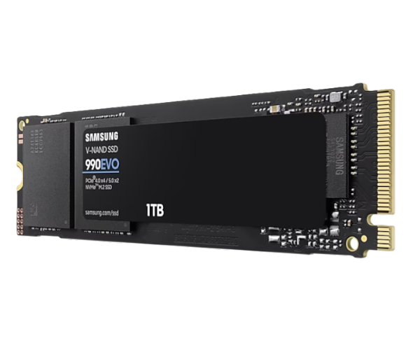 דיסק פנימי Samsung 990 EVO 1TB PCIE4.0X4/5.0X2 NVME gen 4/5