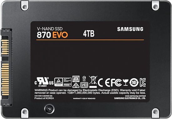 דיסק פנימי SAMSUNG EVO 870 4TB SSD SATA III 2.5 inch - Cryptech