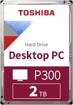 דיסק פנימי TOSHIBA P300 3.5 2TB 7200RPM 256MB SATA III - Cryptech