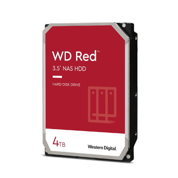 דיסק פנימי WD Red Plus NAS 4TB HDD 5400RPM 256MB Cache SATA III - Cryptech