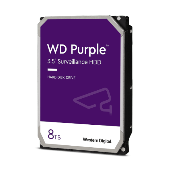 דיסק לנייח 3.5 Western Digital 8TB Purple 7200RPM 256MB Cache - Cryptech