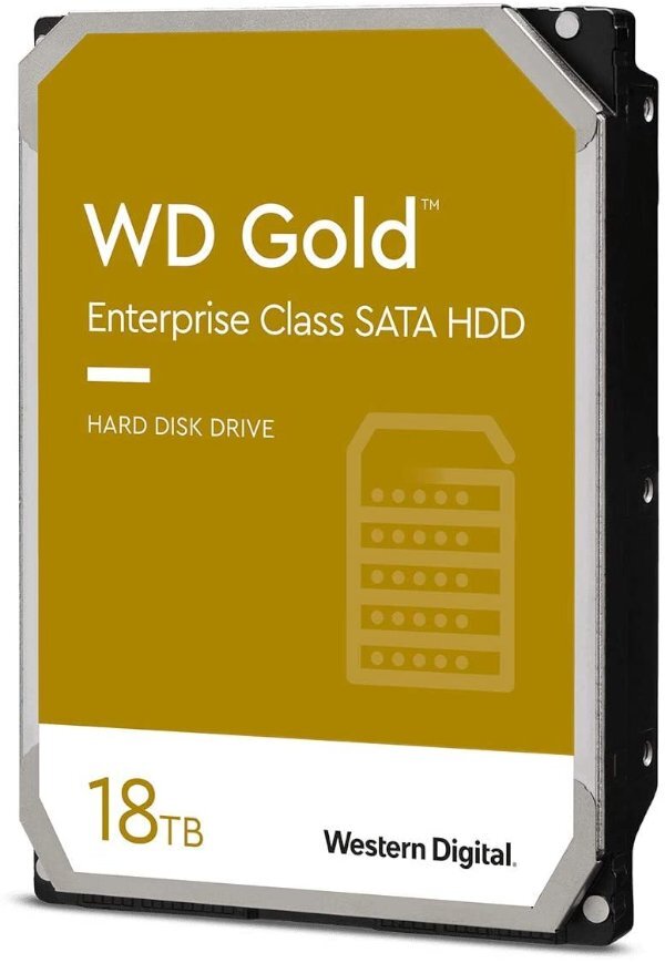 דיסק קשיח פנימי לנייח WD GOLD 18TB 512MB 7200rpm 3.5 SATA3 6GB/PS - Cryptech