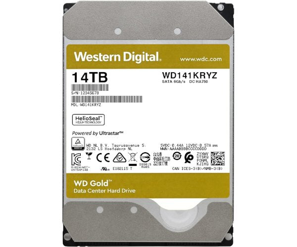 דיסק Western Digital 14TB Gold Enterprise HDD 7200RPM 512MB Cache