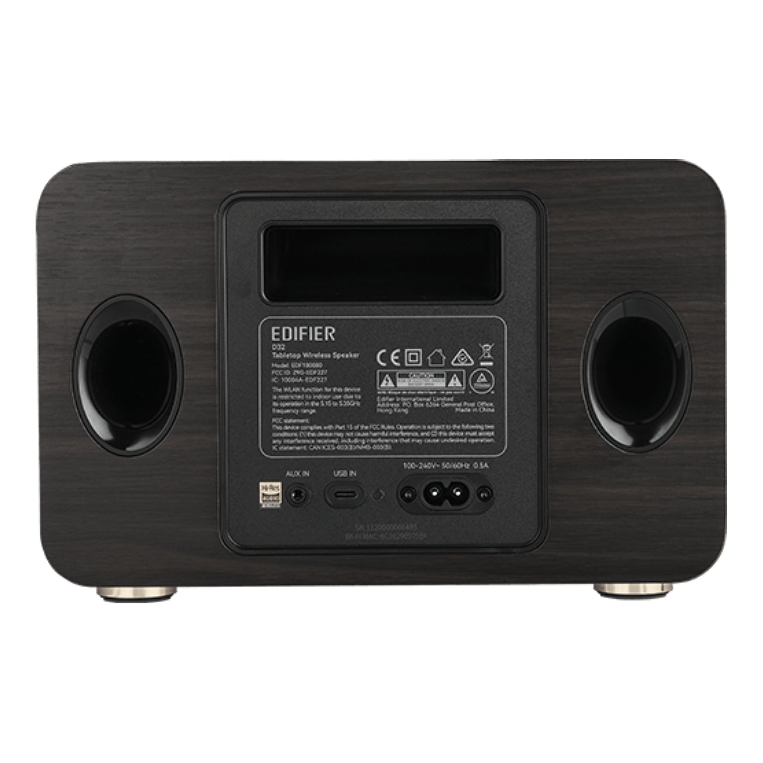 Edifier D32 60W Bluetooth Tebletop Speaker Black Walnut