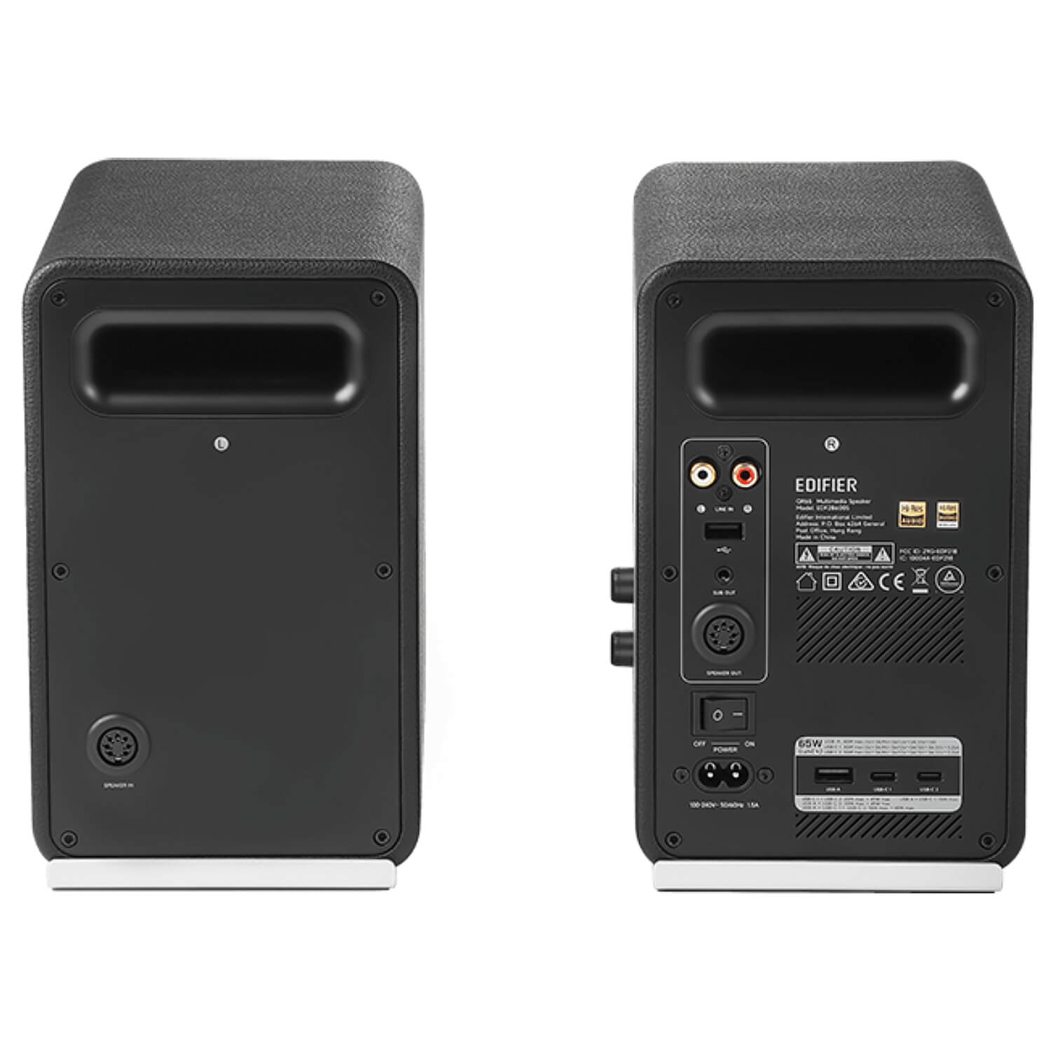 Edifier QR65 2.0 70W Monitor Speakers Black