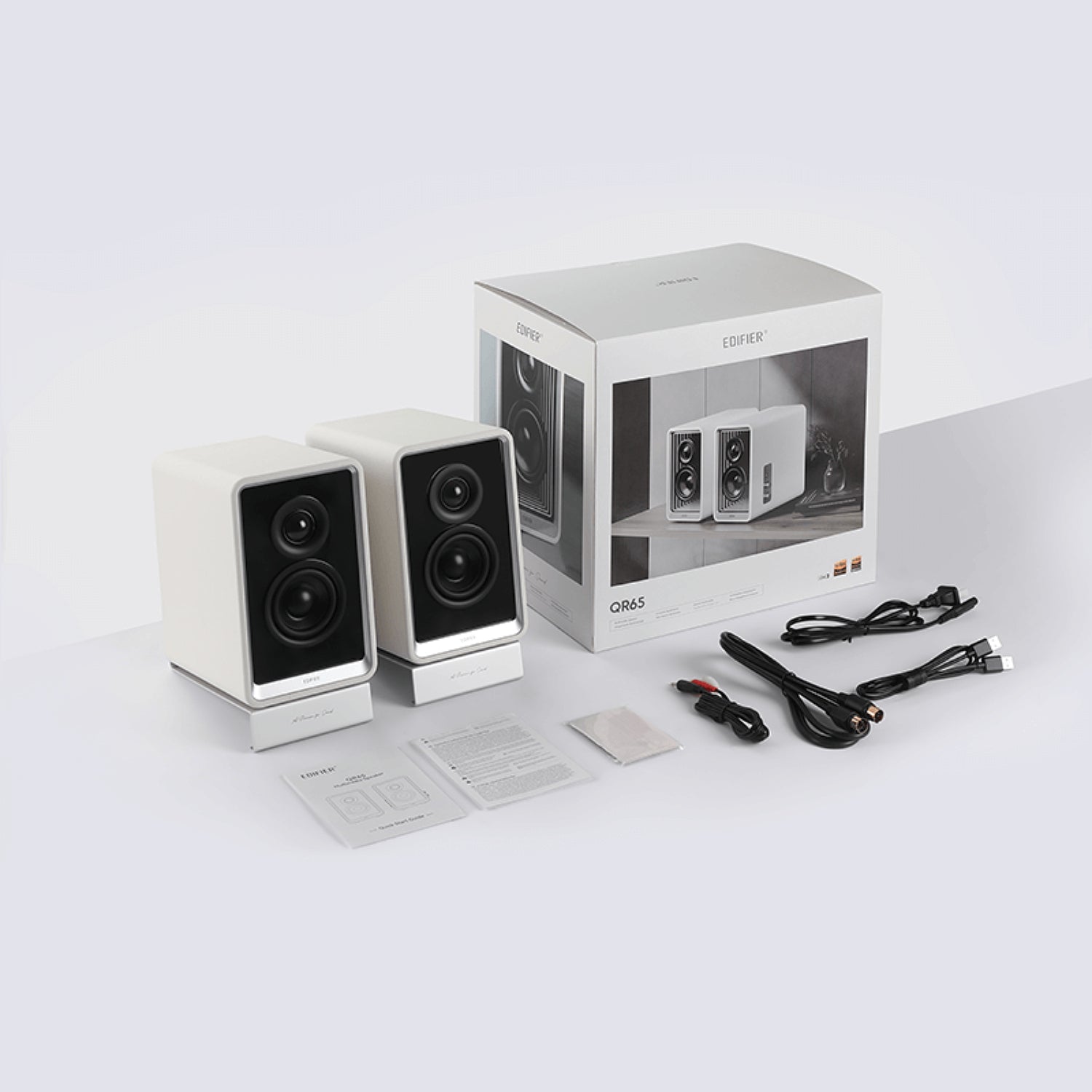 Edifier QR65 2.0 70W Monitor Speakers White